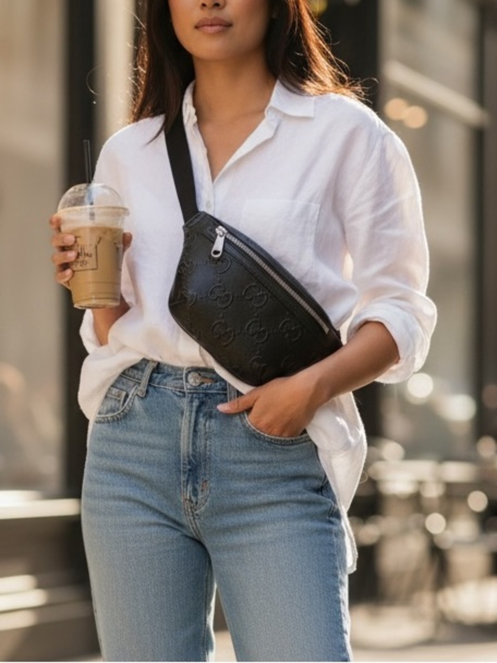GUCCI Jumbo GG Small Belt Bag